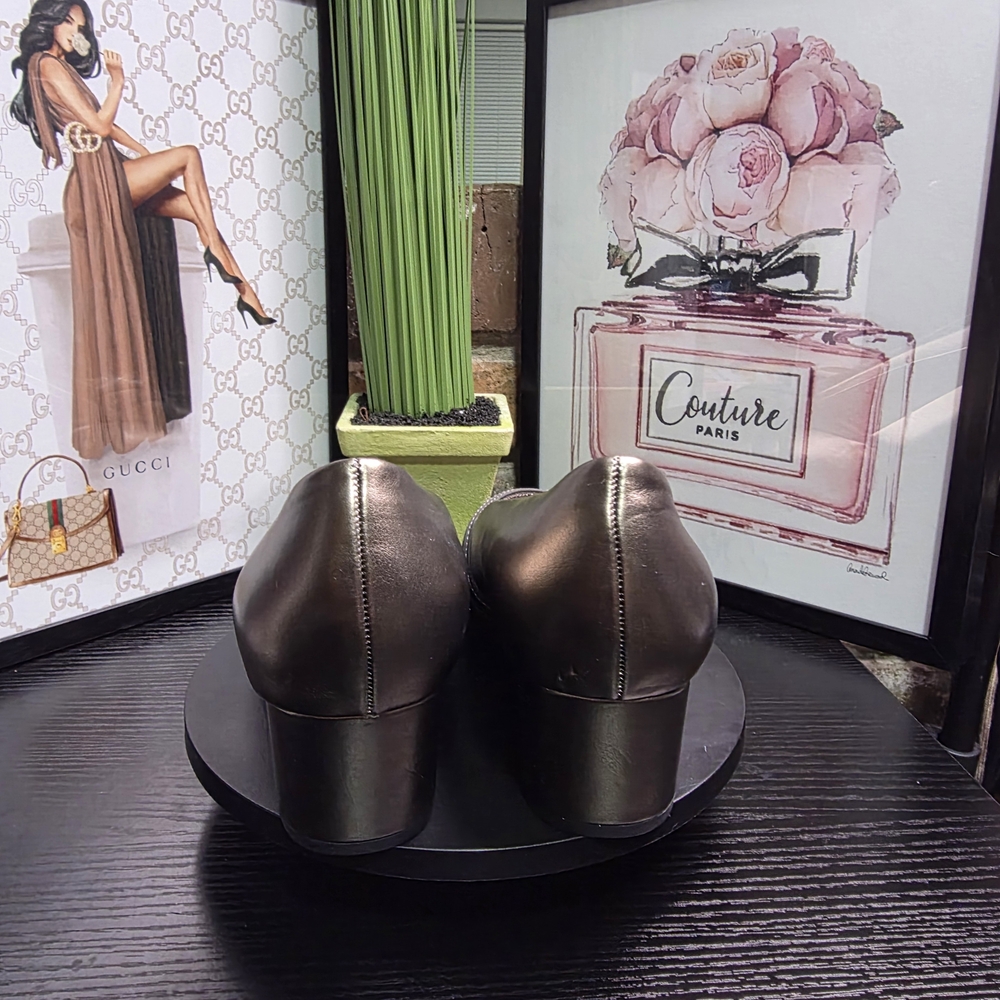 Easy Street Metallic Heels - Picture 5 of 6